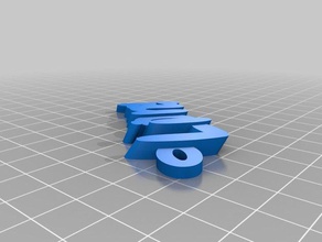 lionel-azul organización personalizado 3d print model - Mito3D
