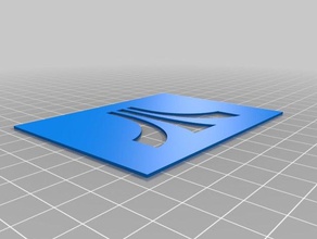 atari logo art outils personnalisé 3d print model - Mito3D