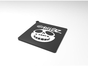 dual color gorillaz keychain 3d printing 3d print model - Mito3D