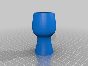 bezier vaso recipientes personalizado 3d print model - Mito3D