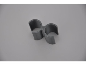 broom holder pipe replacement parts 3d print model - Mito3D