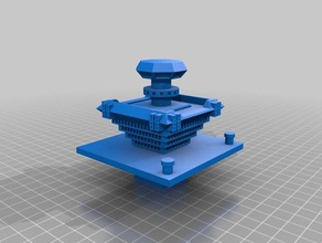 grande mazinga base fortezza della scienza giocattolo gioco accessori 3d print model - Mito3D