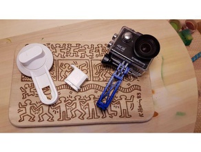 gopro ikea stugvik d'aspiration crochet de la caméra montage hack 3d print model - Mito3D