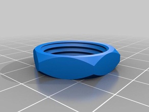 m22 6mm high nut parts customized 3d print model - Mito3D