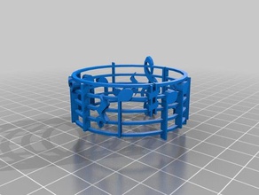 my customized sheet music bracelet fashion 3d print model - Mito3D