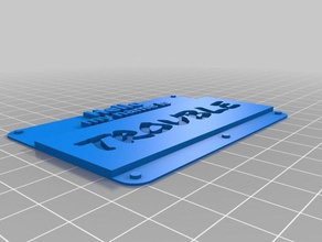 özelleştirilmiş Merhaba adı tag2 benim ofis 3d print model - Mito3D