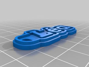 porte cl&eacute l&eacutea las monedas insignias personalizado 3d print model - Mito3D