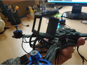 hskrc freestyle 250 realacc real3 case runcam 3 vehicles drone quadcopter runcam3 mount 3d print model - Mito3D