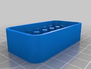 resistente a bateria do aaa caso de topo recipientes personalizado 3d print model - Mito3D