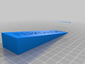 mi personalizar el tope de la puerta ferko2 hogar 3d print model - Mito3D