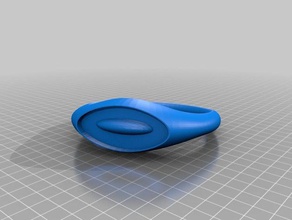 anello occhio di gatti anelli 3d print model - Mito3D