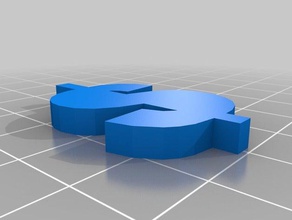 half-shade 3d printing 3d print model - Mito3D
