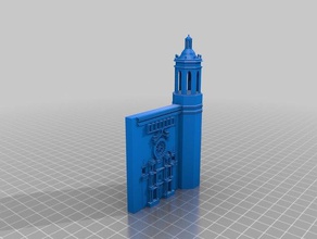 1 cattedrale di girona gli edifici strutture 3d print model - Mito3D