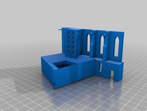claustre torre carlemany cathédrale de gérone des bâtiments structures 3d print model - Mito3D