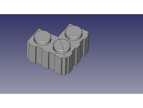 triglifos para esquinas de la construcción los juguetes exin castillos 3d print model - Mito3D