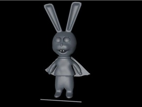 super coniglio giocattolo gioco accessori 3d print model - Mito3D