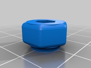 my customized ultimate nut knob generator 2 diy 3d print model - Mito3D