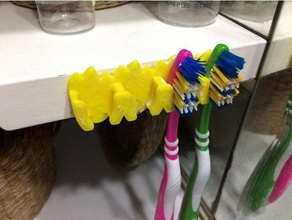 porte-brosse à dents salle de bain 3d print model - Mito3D