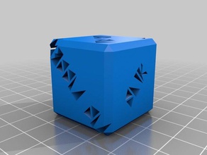 terning dice customized 3d print model - Mito3D