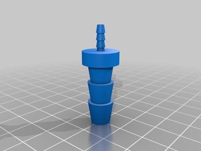 9mm id 3mm hose barb adapter manifold outdoor garden customized 3d print model - Mito3D