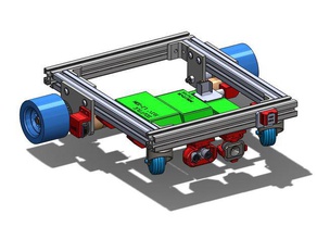 scuttle robot version 2 engineering beaglebone mechatronics mobile robotics 3d print model - Mito3D