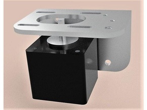 promega corexy motor bracket 3d printer parts m3d 3d print model - Mito3D