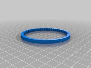 my customized parametric pulley belt 3d printer parts 3d print model - Mito3D