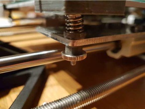 metal thumbscrews anet a8 bed level 3d printer parts mods upgrade 3d print model - Mito3D