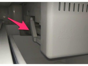 samsung máquina de hielo apagar el brazo reemplazo 3d impresión 3d print model - Mito3D