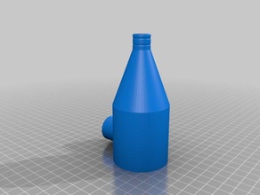 mini ciclón partes el aspiradora vortex 3d print model - Mito3D