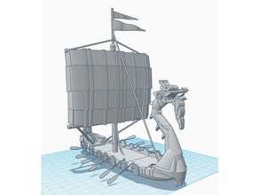 Wikinger-Schiff Fahrzeuge 3d print model - Mito3D