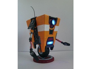 claptrap video games borderlands 2 robot 3d print model - Mito3D