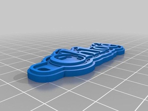 chloe trousseau hennypenny de porte-clés personnalisé 3d print model - Mito3D