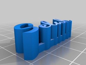 selah Skulpturen angepasst 3d print model - Mito3D