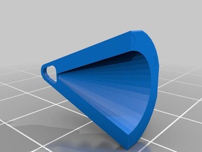 vex zone cone half robotics edr 3d print model - Mito3D