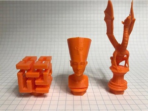 printer toppers prusa mk2 mk2s i3 mk3 3d accessories cube dragon hilbertcube nefertiti 3d print model - Mito3D