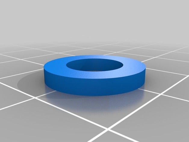 7mm washer parts customized 3D print model - Mito3D