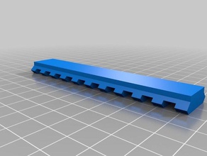airsoft trilho picatinny rail sport all'aperto 3d print model - Mito3D