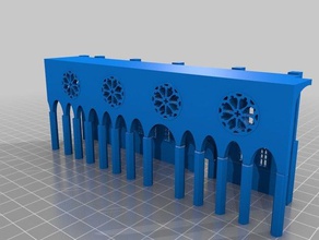 porta lateral catedral del mar barcelona buildings structures 3d print model - Mito3D