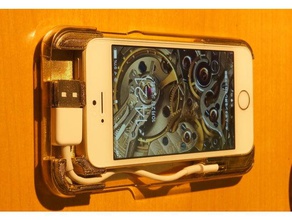 iphone5 doubler v6 3d drucken Stoßstange Fall converter iphone5s iphone-se spacer Unterstützer 3d print model - Mito3D