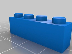 1-4 özelleştirilmiş lego blok kolye inşaat oyuncaklar 3d print model - Mito3D