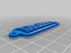 muffin Schlüsselanhänger angepasst 3d print model - Mito3D
