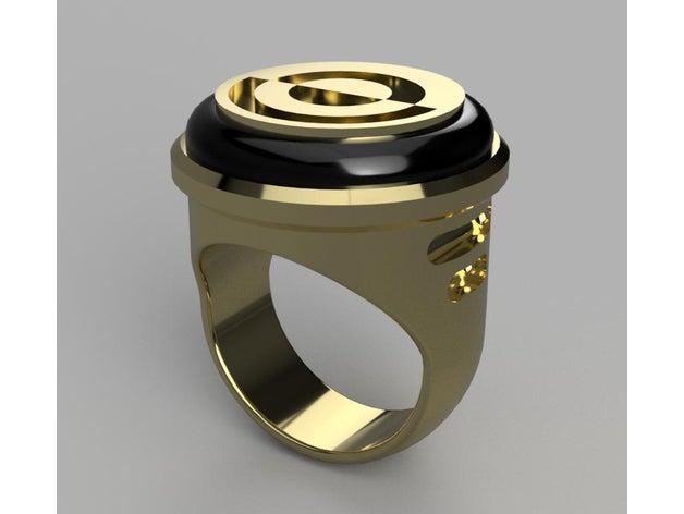 crimson dawn anel adereços 3D print model - Mito3D