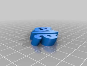 benim iamburnys alisia özelleştirilmiş Anahtarlık 3d print model - Mito3D