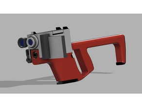 fowler modello geometra carabina giocattolo gioco accessori 28mm prop wargame warhammer 40k 3d print model - Mito3D