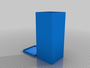 meu personalizados arredondado caixa de 08mm contentores 3d print model - Mito3D