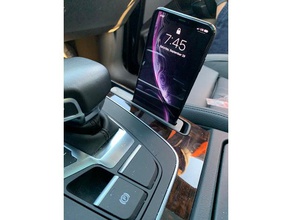 iphone xs max phone holder audi q5 mobile 3d print model - Mito3D
