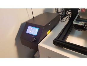cr-10 ikea lack floating flush controller mount scraper holder 3d printer accessories 3d print model - Mito3D