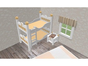 konfigurierbare Bett Etagenbett Spielsets Schlafzimmer Stockbett Wald Familien Kinder playmobil sylvanian 3d print model - Mito3D