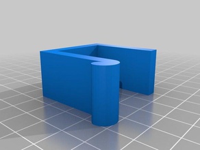 meu personalizados simples over-the-lip gancho organização 3d print model - Mito3D